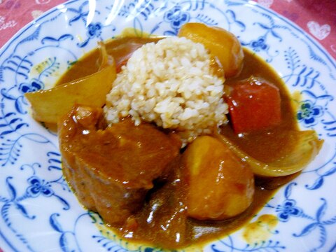 ❤　でかでか根菜＆豚スペアリブのカレー　❤